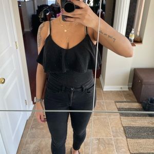 Zara sparkly bodysuit
